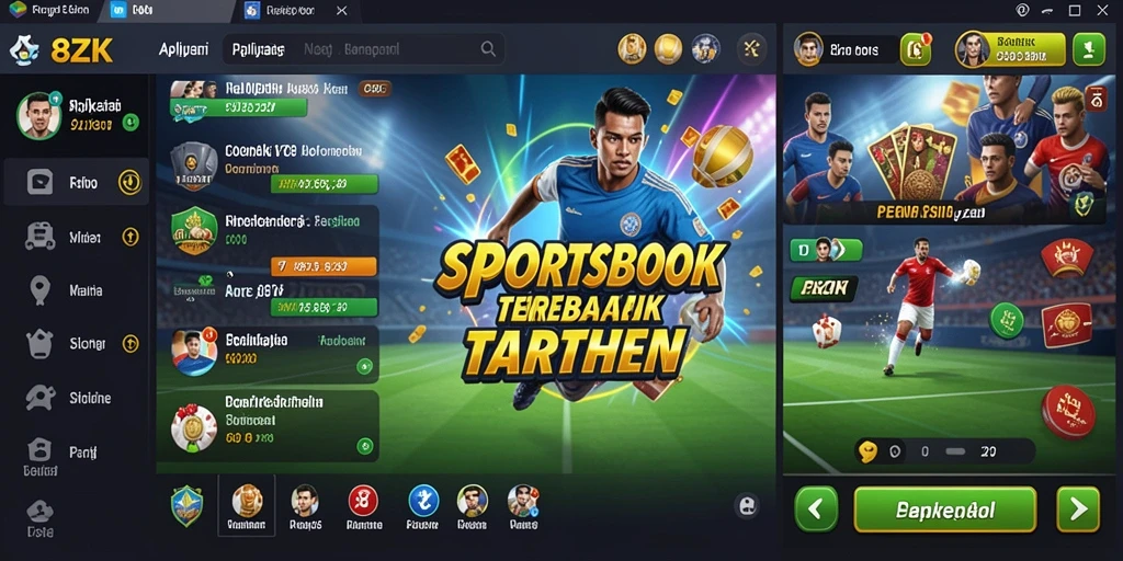Tampilan gameplay taruhan menarik di aplikasi 8ZK.