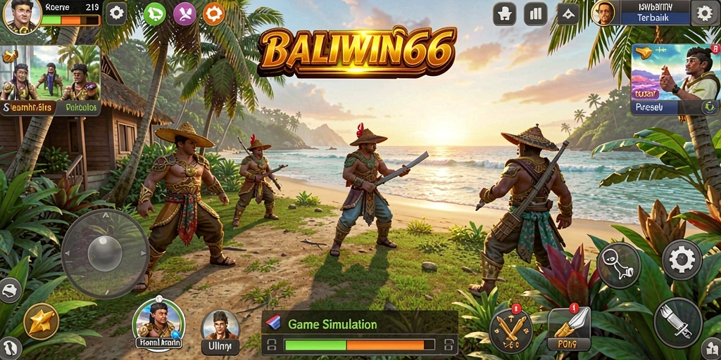 Tangkapan layar utama BALIWIN66 menampilkan aksi gameplay simulasi yang mendebarkan.