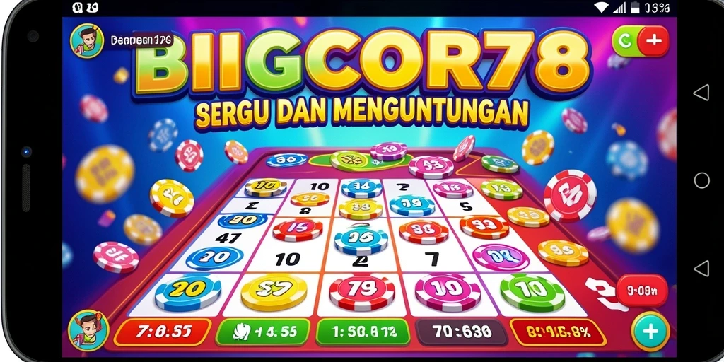 Tampilan gameplay seru dari BIGCOR78 dengan banyak pilihan Bingo.