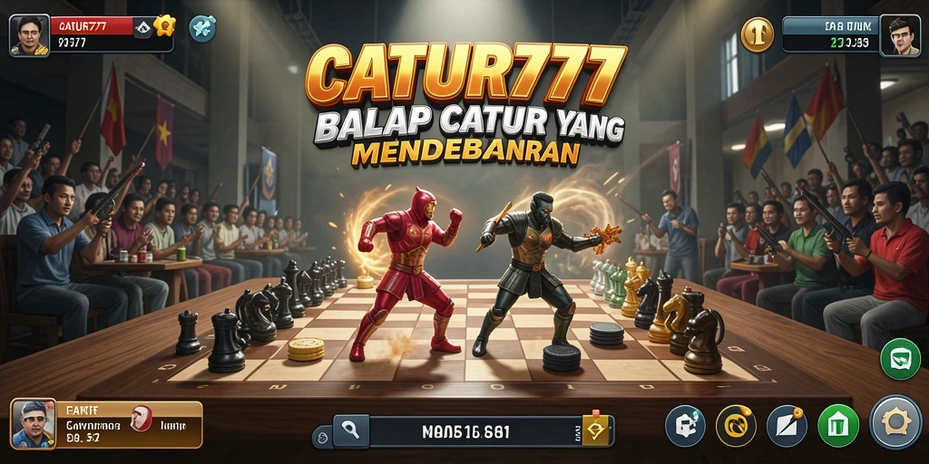 Gameplay balap yang seru dan strategis di CATUR777.