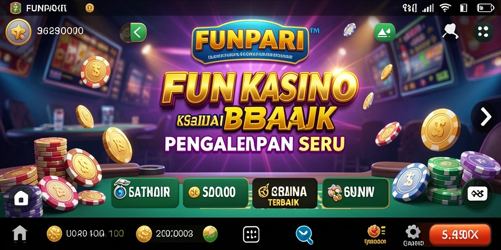 Tampilan menarik dari gameplay FUNPARI yang seru dan mengasyikkan.