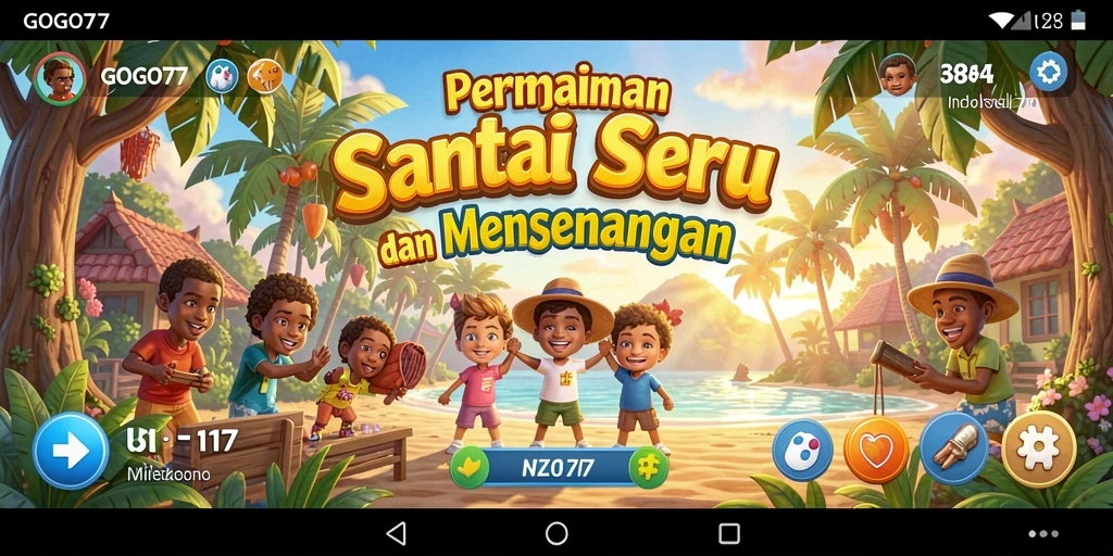 Screenshot GOGO77 menampilkan seru dan santainya gameplay Casual.