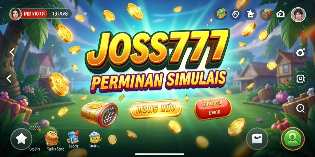 Screenshot gameplay <strong>JOSS777</strong> yang menunjukkan berbagai aktivitas simulasi.