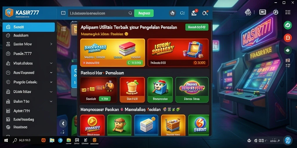 Tampilan antarmuka KASIR777 yang user-friendly dan intuitif.