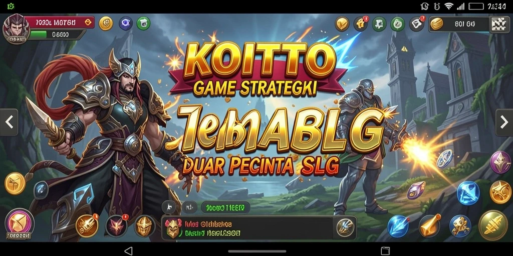 Tampilan menarik dari gameplay SLG di KOITOTO.