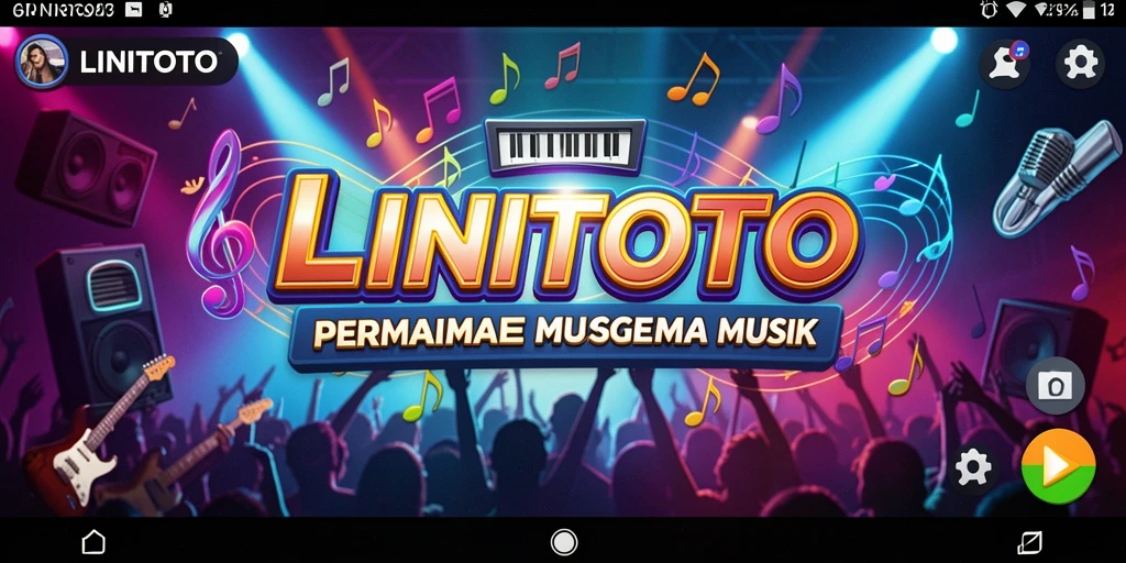 Tampilan gameplay LINITOTO yang penuh warna dan interaktif.