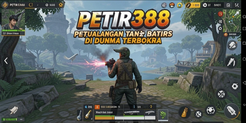 Tampilan menarik dari gameplay Open World di PETIR388.