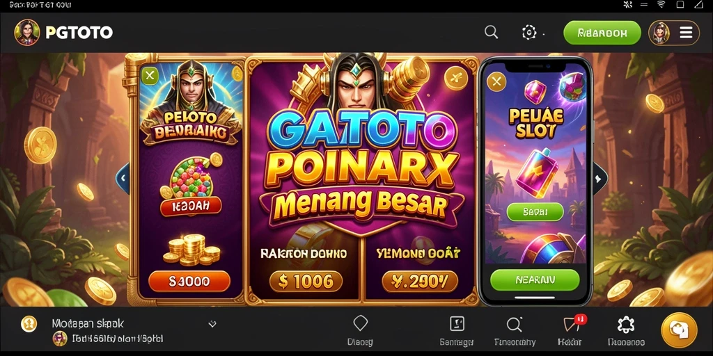 Screenshot PGTOTO menampilkan gameplay seru dari berbagai mesin Slot.