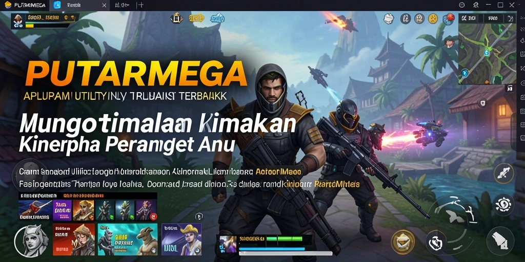 Menampilkan antarmuka utama aplikasi PUTARMEGA yang mudah digunakan.