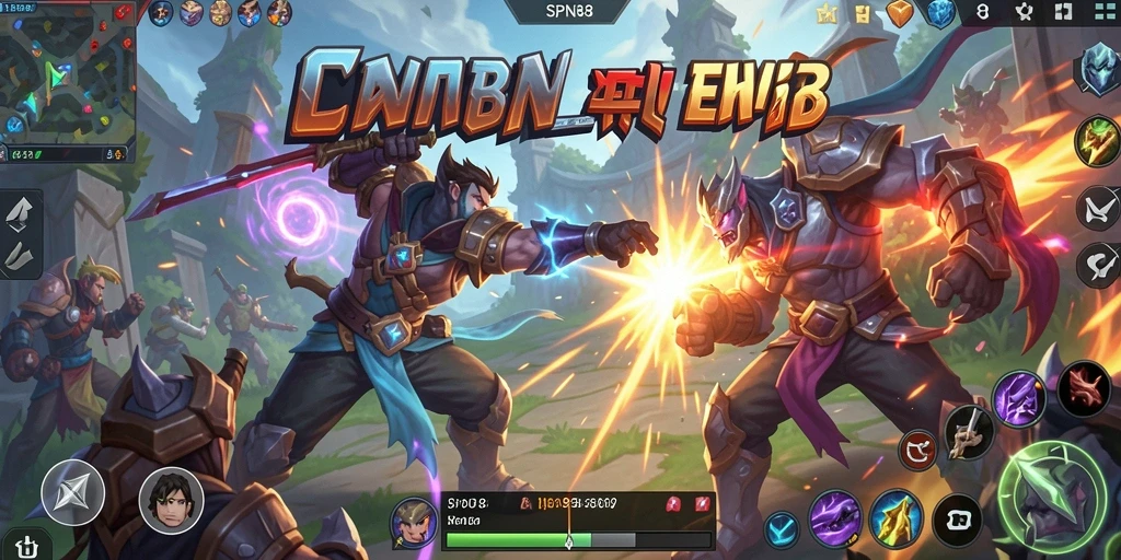 Tampilan gameplay menegangkan dalam SPN88 dengan tarung tim yang dinamis.