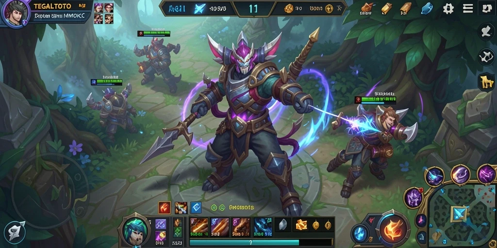 Screenshot gameplay TEGALTOTO menampilkan petualangan seru dalam dunia MMORPG.