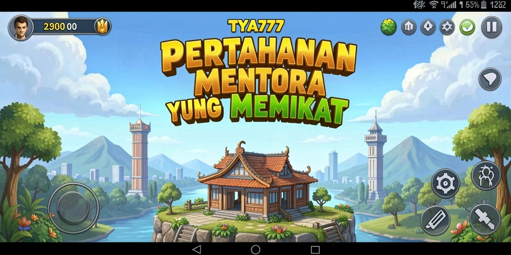 Gameplay TYA777 yang mendebarkan dalam genre Tower Defense.