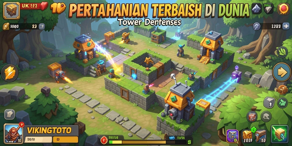 Tangkapan layar menampilkan aksi gameplay menegangkan dalam VIKINGTOTO.